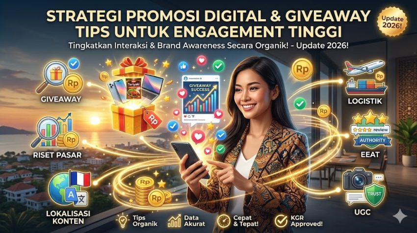 Strategi Promosi Digital & Giveaway Tips untuk Engagement Tinggi