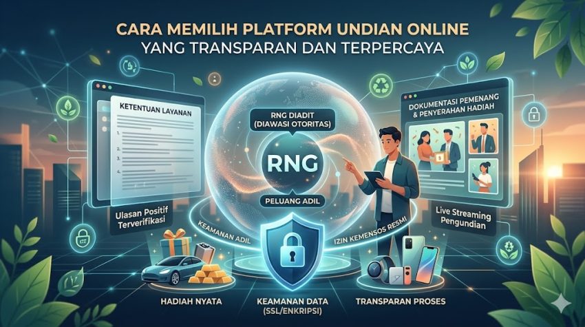 cara memilih platform undian online yang transparan dan terpercaya