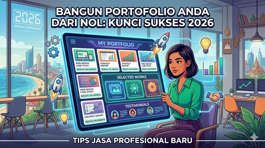 cara membangun portofolio bagi penyedia jasa profesional baru