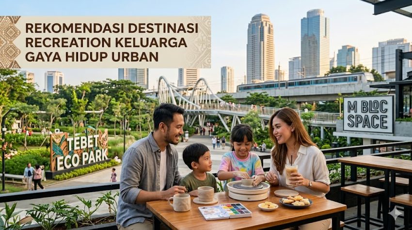 rekomendasi destinasi recreation keluarga untuk gaya hidup urban