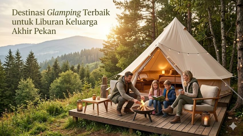 destinasi glamping terbaik untuk liburan keluarga akhir pekan